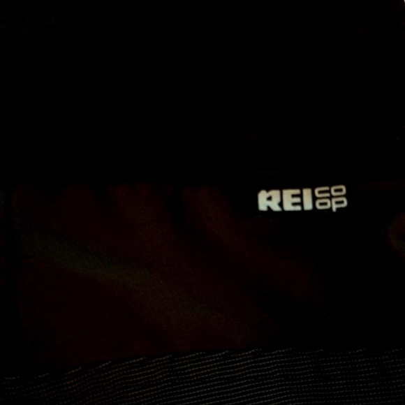 REI hiking pants, 10P, nylon fabric, full cut, pockets, army green. drawstring. - Picture 9 of 10